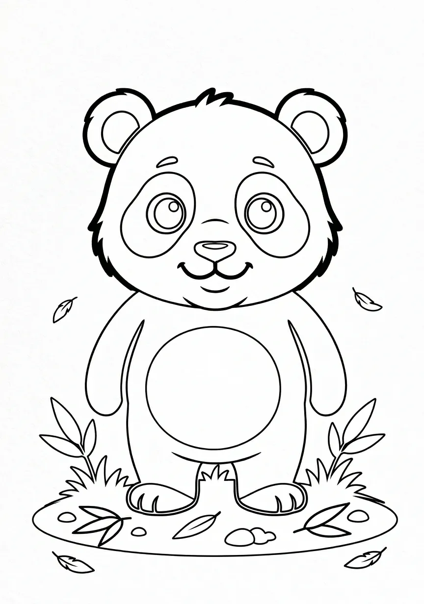 Panda Boyama