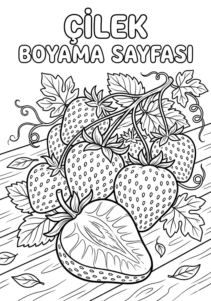 Çilek Boyama