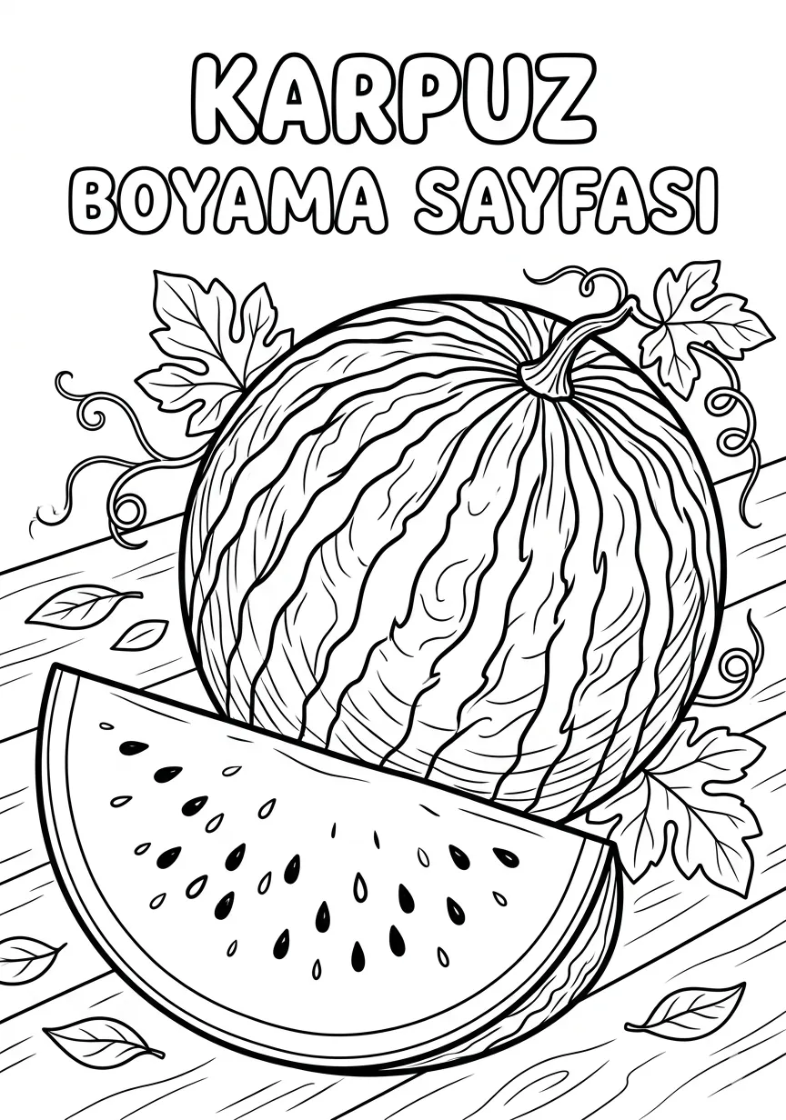 Karpuz Boyama